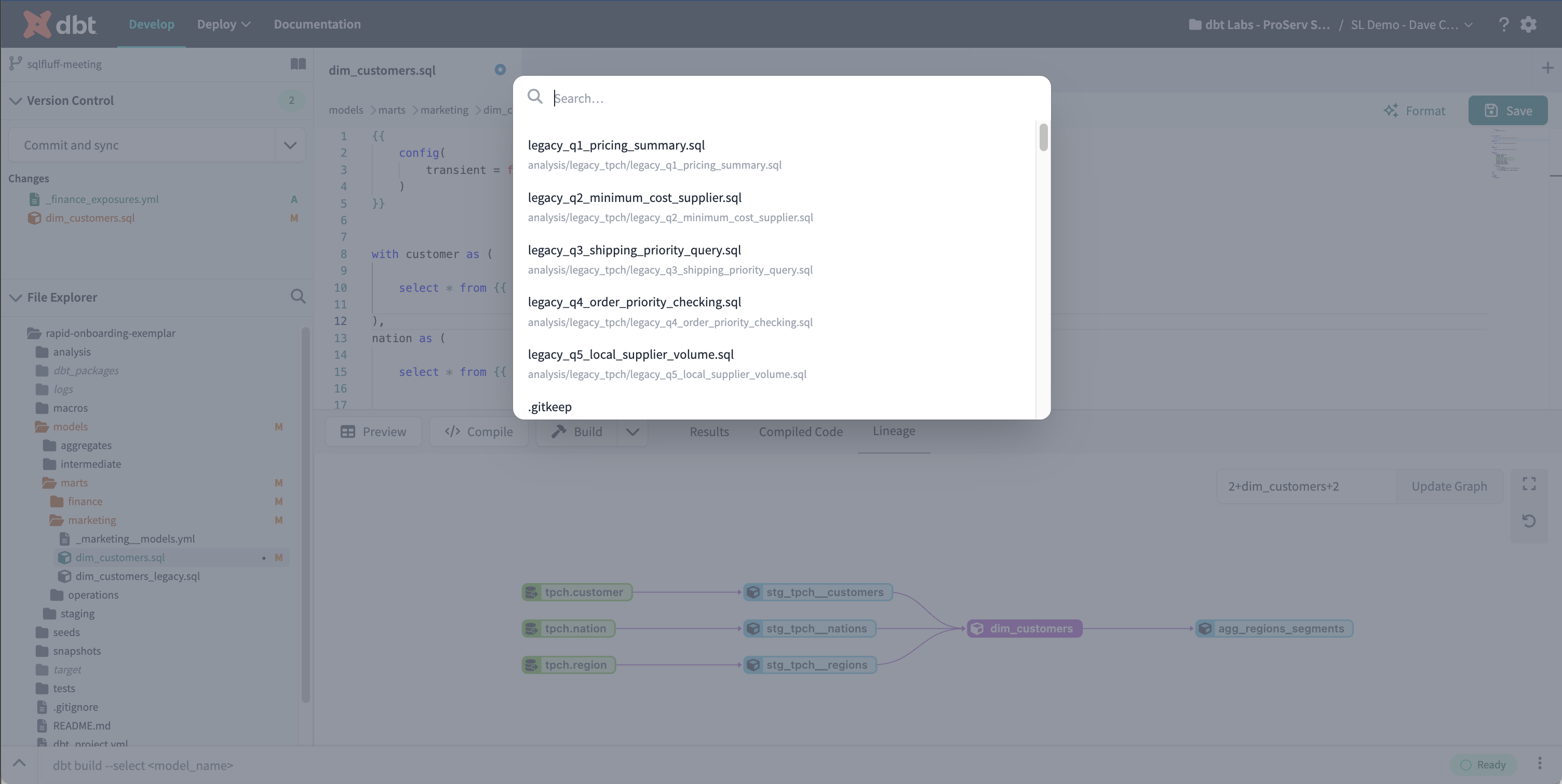 The Command History returns a log and detail of all your dbt Cloud invocations. The Command History returns a log and detail of all your dbt Cloud invocations.