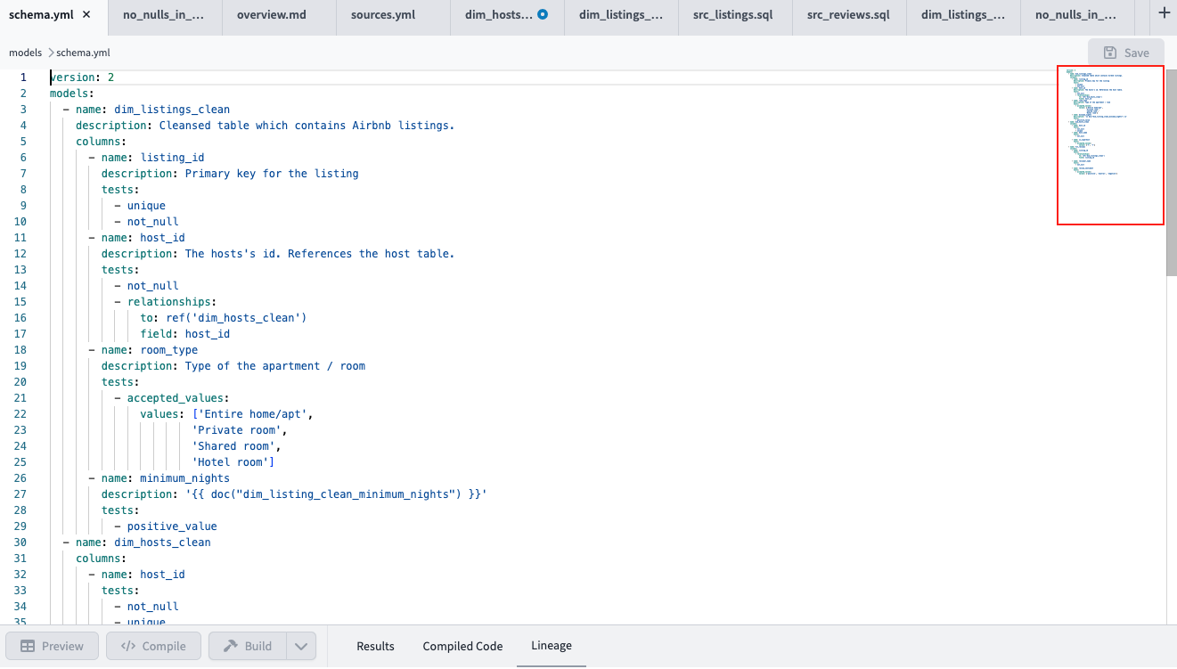 Use the Minimap for quick navigation and code understanding Use the Minimap for quick navigation and code understanding